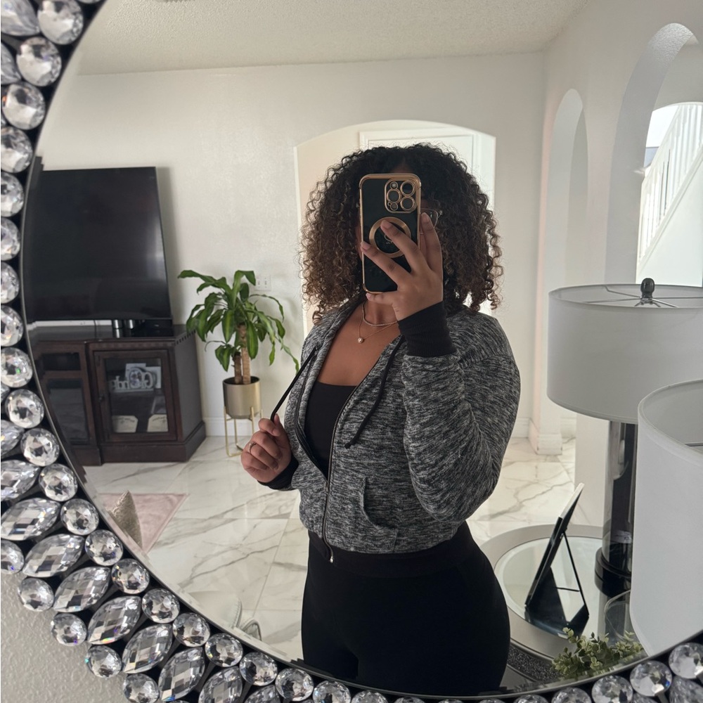Love Tree Gray Zip-Up Hoodie